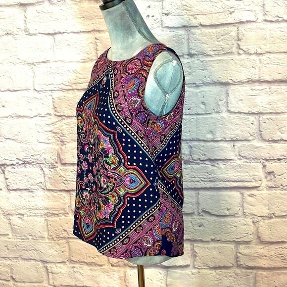 Renee C. colorful mandala design blouse - Picture 2 of 7